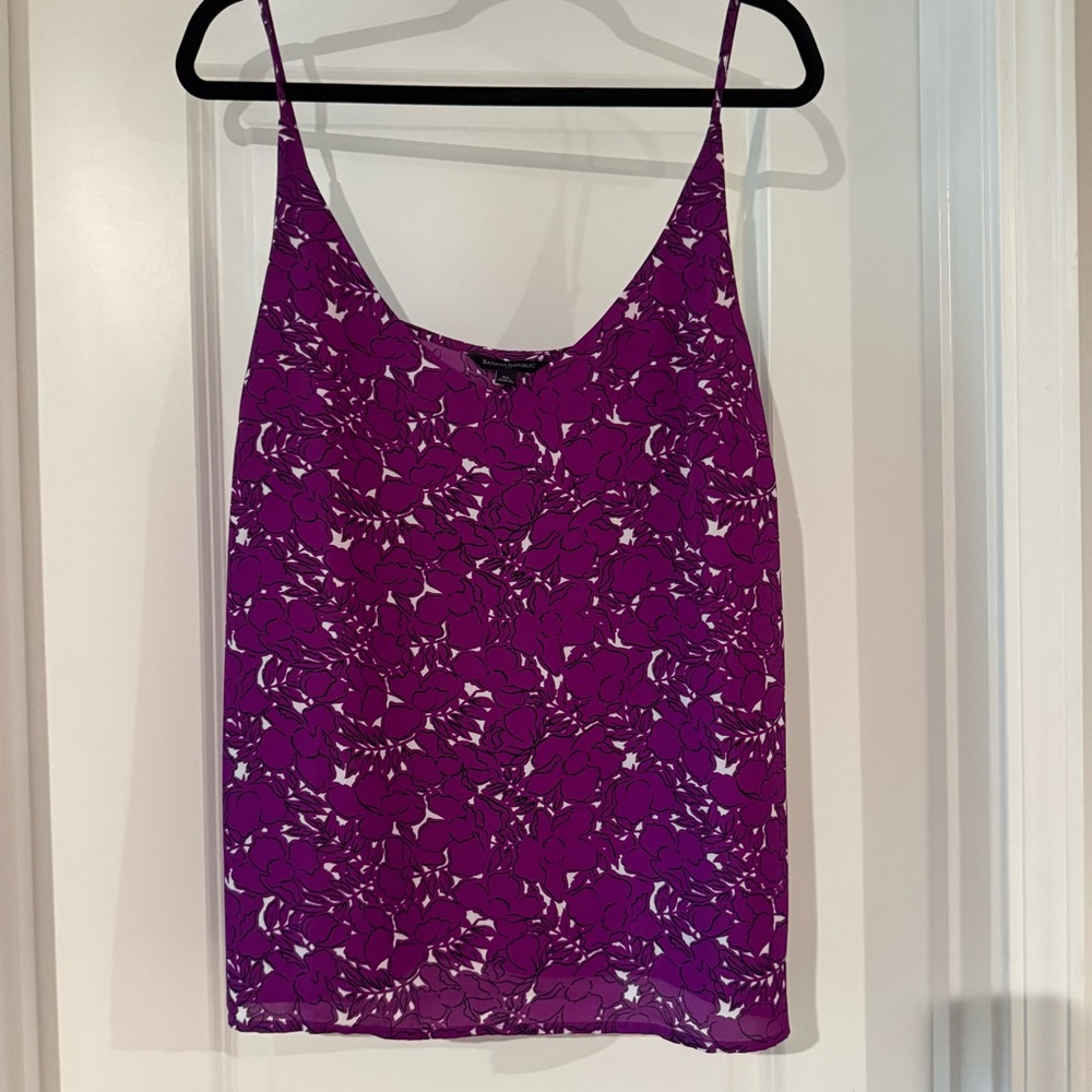 Banana Republic Purple Floral Cami